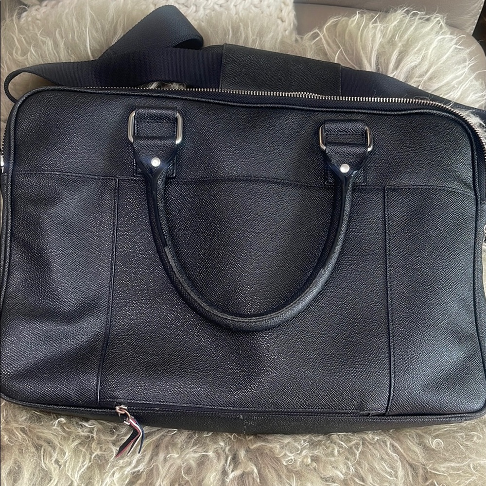 Cole Haan - American Airlines Black Leather unisex  Bag